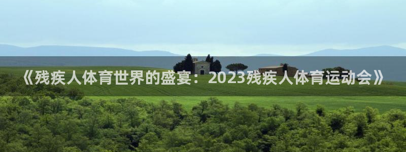 xc是什么挖机：《残疾人体育世界的盛宴：2023残疾人体育运动会》