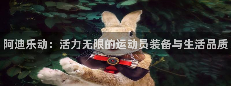 杏彩体育：阿迪乐动：活力无限的运动员装备与生活品质